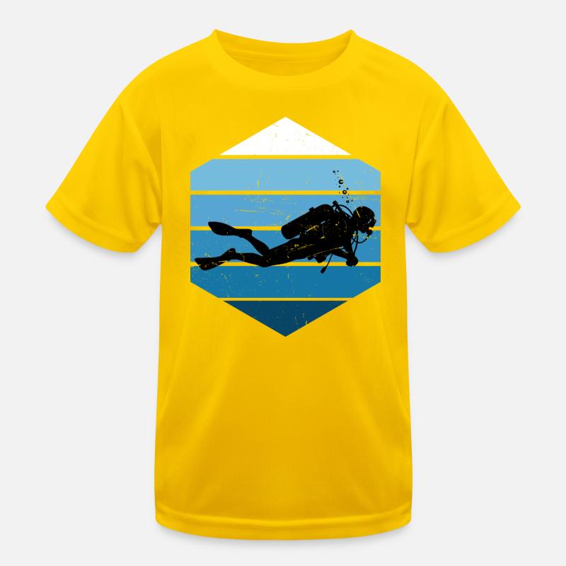 Concentration pure de plongée T-shirt sport Enfant