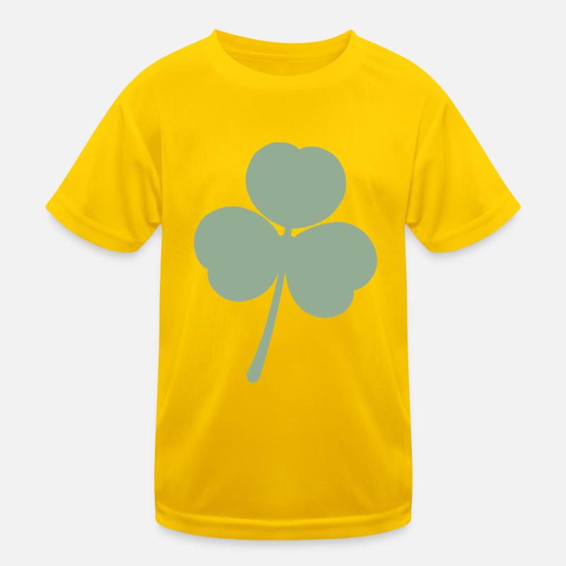 Trèfle vert clair T-shirt sport Enfant