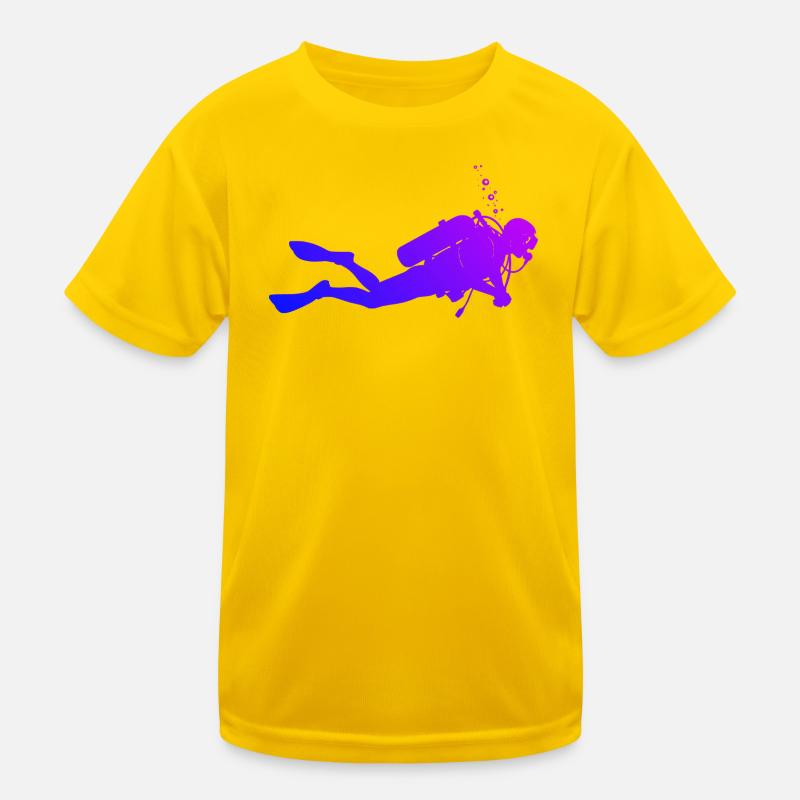 Conception de plongée à puissance T-shirt sport Enfant