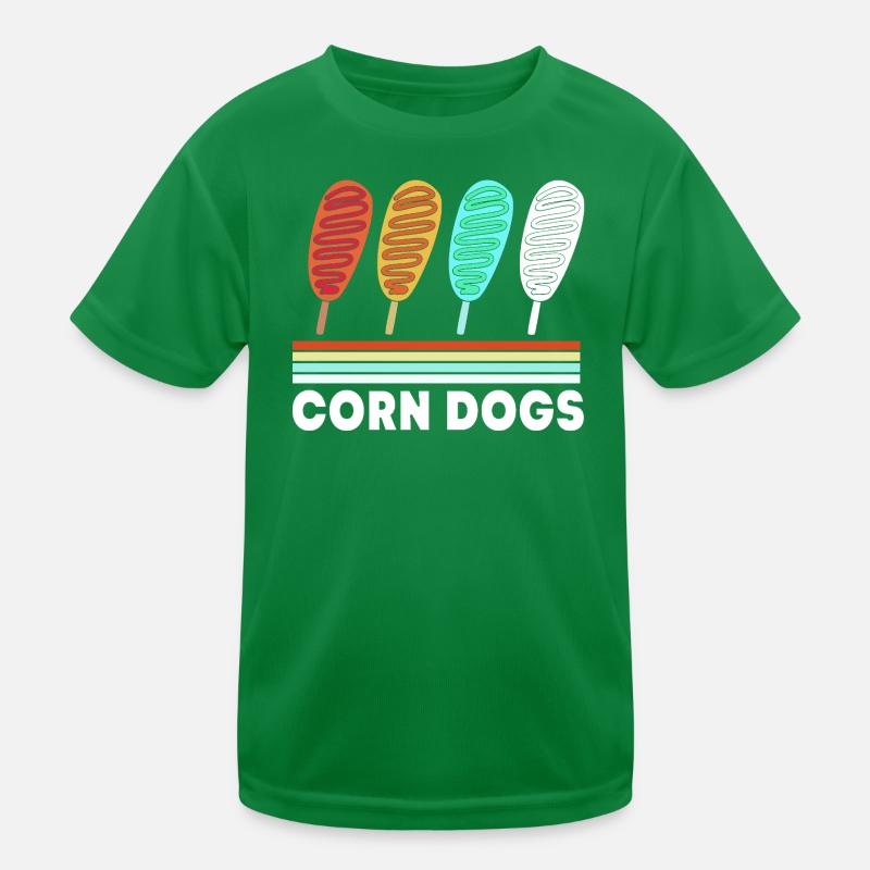 Chien de maïs T-shirt sport Enfant