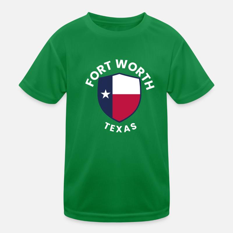 Fierté du Bouclier du Texas de Fort Worth T-shirt sport Enfant