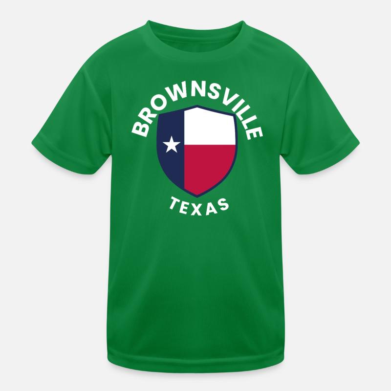 Brownsville Texas-Schild Kinder Funktions-T-Shirt