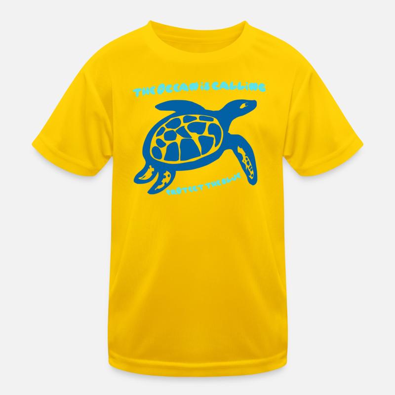 Conception de la Tortue Sea Call T-shirt sport Enfant