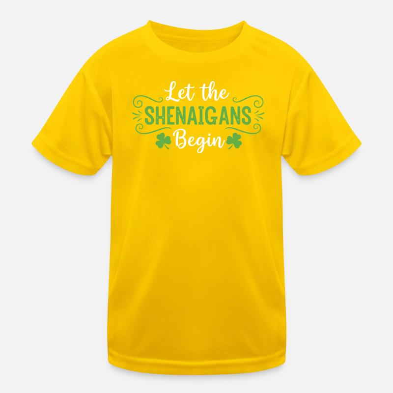 Let the Shenanigans Begin Kids Functional T-Shirt