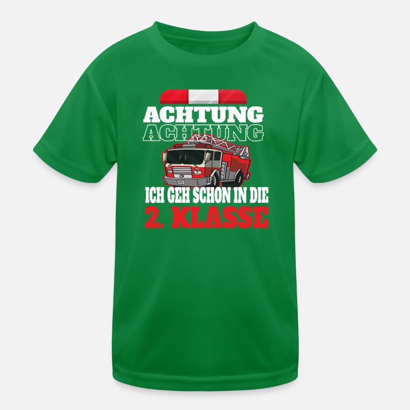 Attention pompiers de 2e classe T-shirt sport Enfant