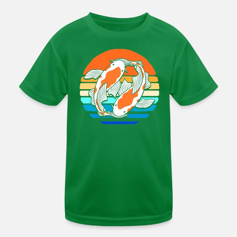 Koi Koi Koi Koi Koi Fish Koi Carp Kids Functional T-Shirt