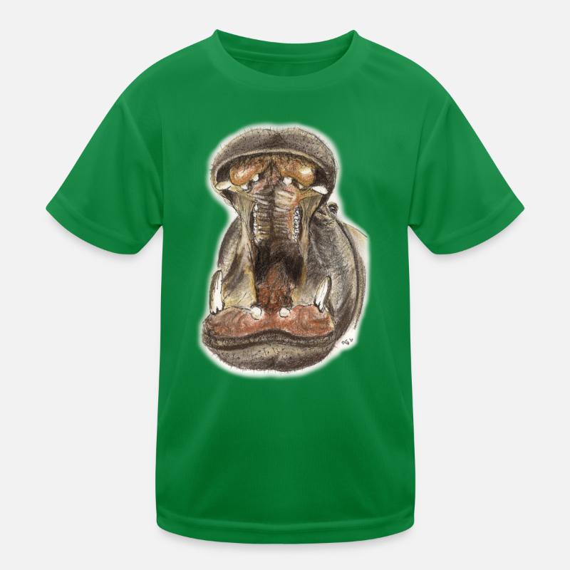 Illustration de la bouche d’hippopotame T-shirt sport Enfant