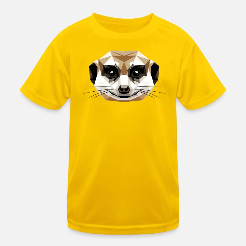 Erdmännchen Meerkat Süßes Surikate Mangusten Kinder Funktions-T-Shirt