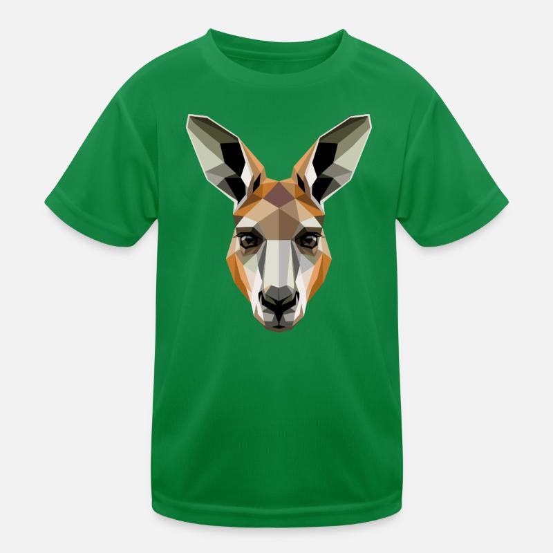 Känguru Australien Outback Wilde Süße Kängurus Kinder Funktions-T-Shirt