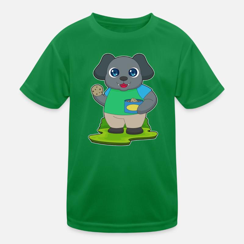 Hund Cookie Kinder Funktions-T-Shirt