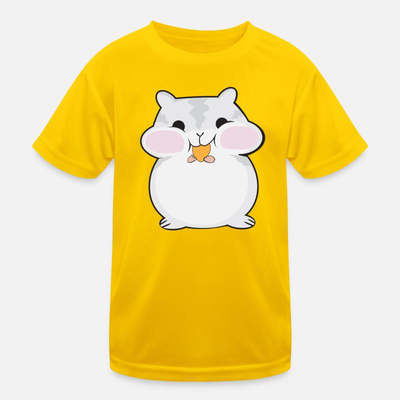 Dessin animé de hamster dodu mignon T-shirt sport Enfant