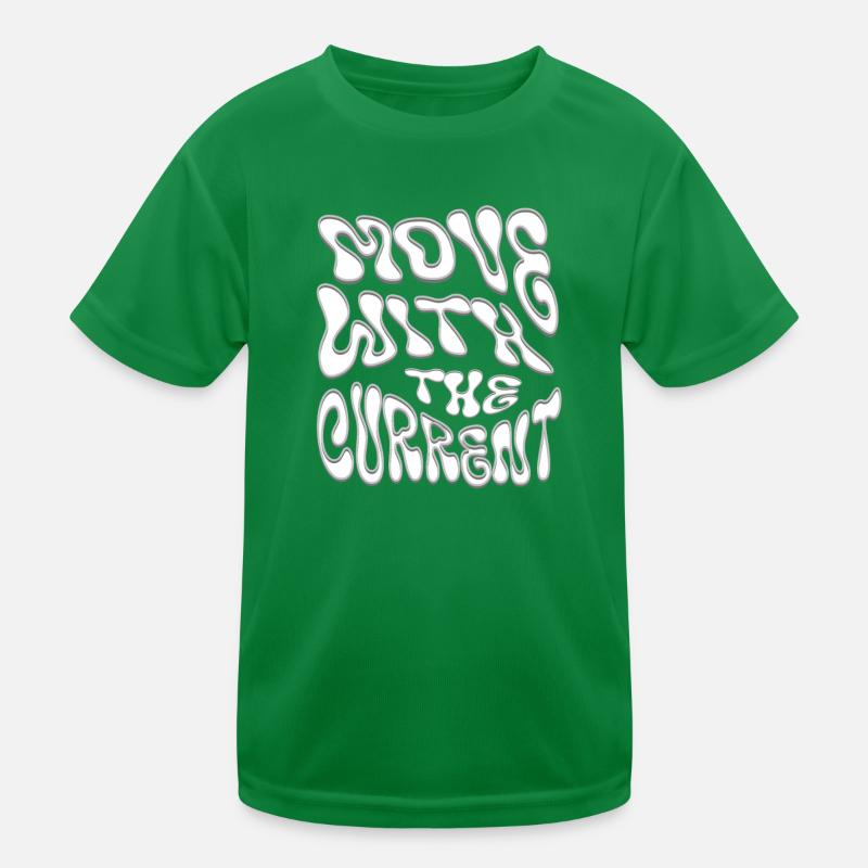 Moving with the Current Kids Functional T-Shirt