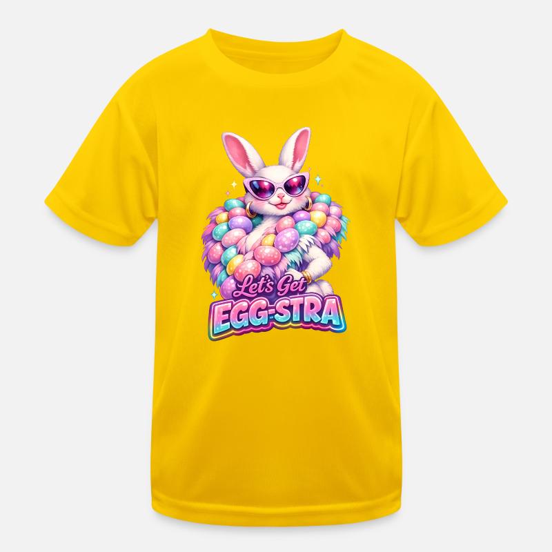 Ostern Lets Get Egg-stra Kinder Funktions-T-Shirt
