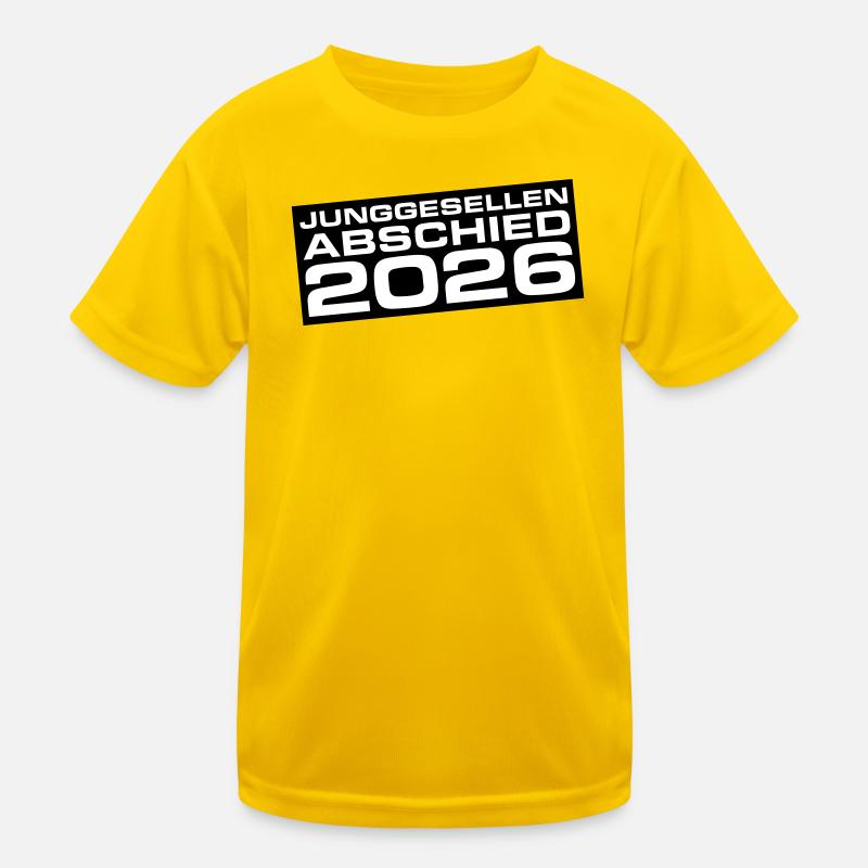 Junggesellenabschied 2026 Jga Kinder Funktions-T-Shirt