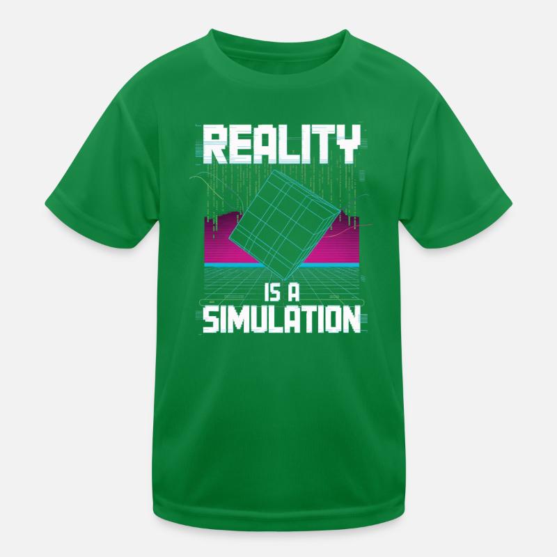 La réalité est une simulation T-shirt sport Enfant