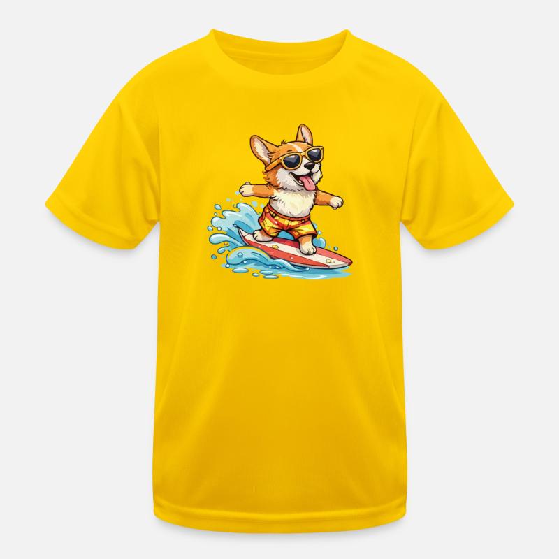 Lunettes d’été Corgi Surf T-shirt sport Enfant