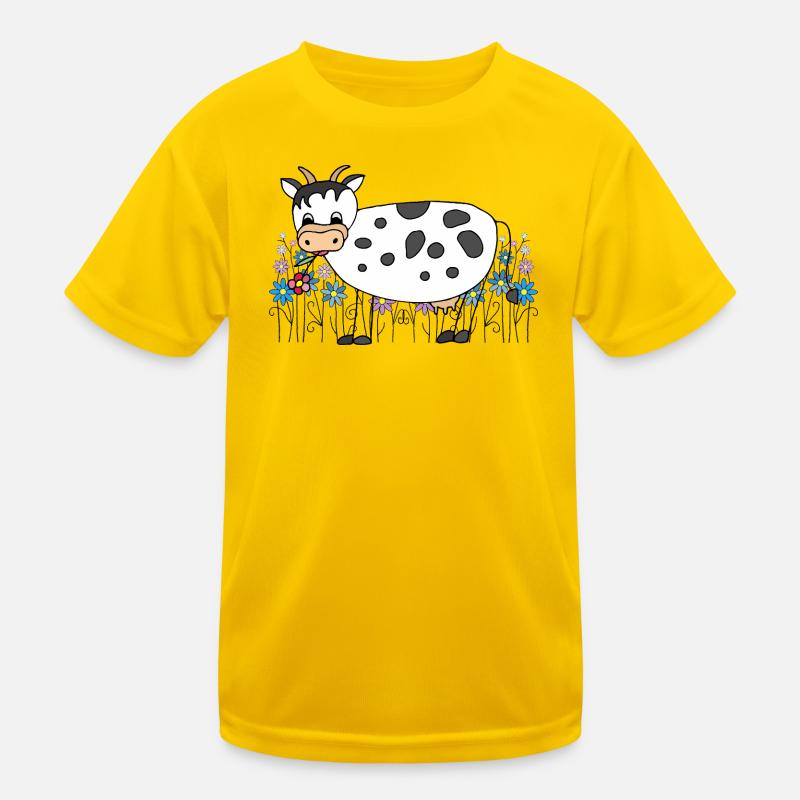 Cow Kids Functional T-Shirt