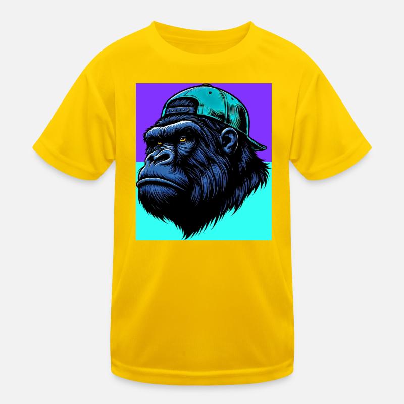 Gorilla Kinder Funktions-T-Shirt