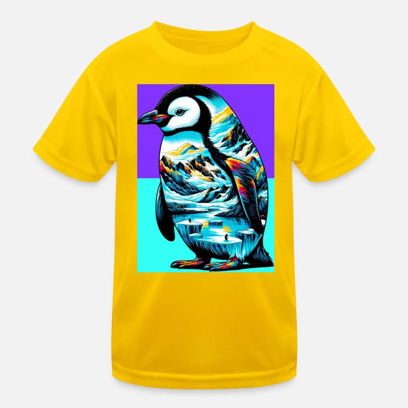 Pinguin Kinder Funktions-T-Shirt