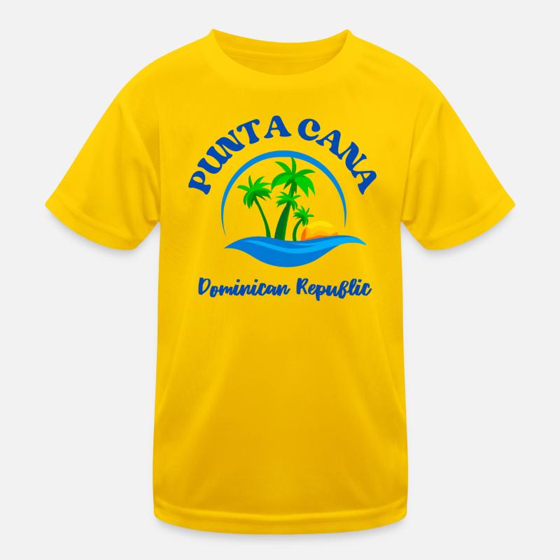 Punta Cana Beach Kids Functional T-Shirt