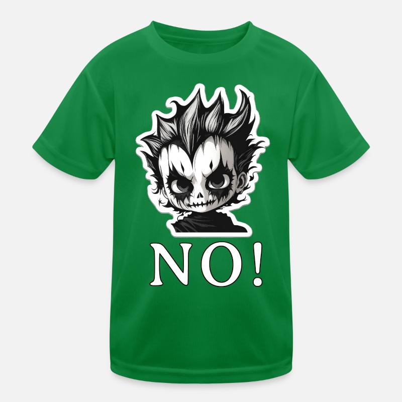 Punk Skull Mohawk NO - NO Kids Functional T-Shirt