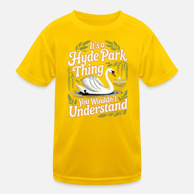 Hyde Park Schwan Humor Kinder Funktions-T-Shirt