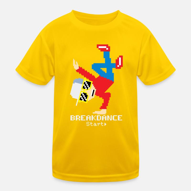 Breakdance B-Boy  Kinder Funktions-T-Shirt