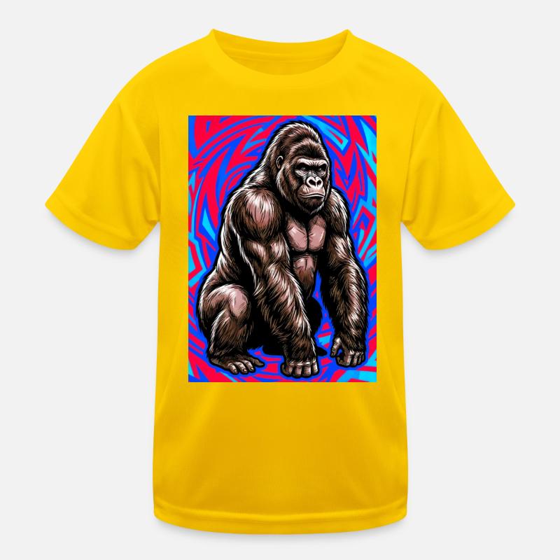 Gorilla Kinder Funktions-T-Shirt