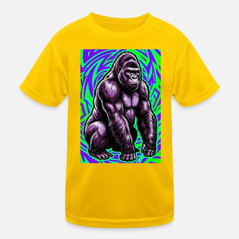 Gorilla Kinder Funktions-T-Shirt