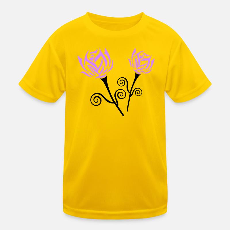 roses Kinder Funktions-T-Shirt