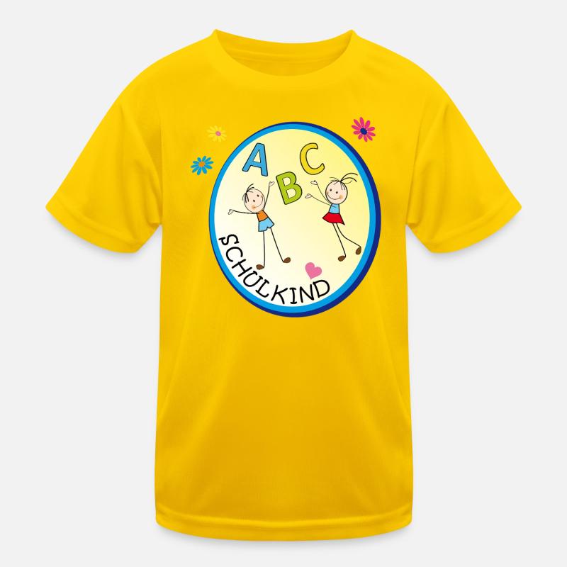 ABC Schulkind  Kinder Funktions-T-Shirt