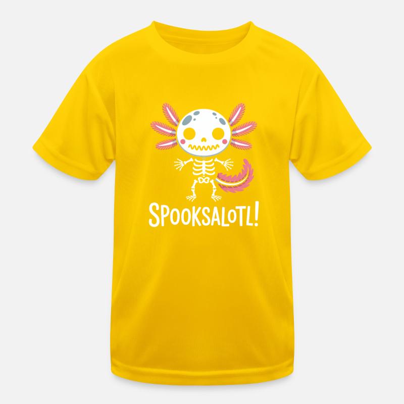 Spooksalot Skeleton Flutter Kids Functional T-Shirt