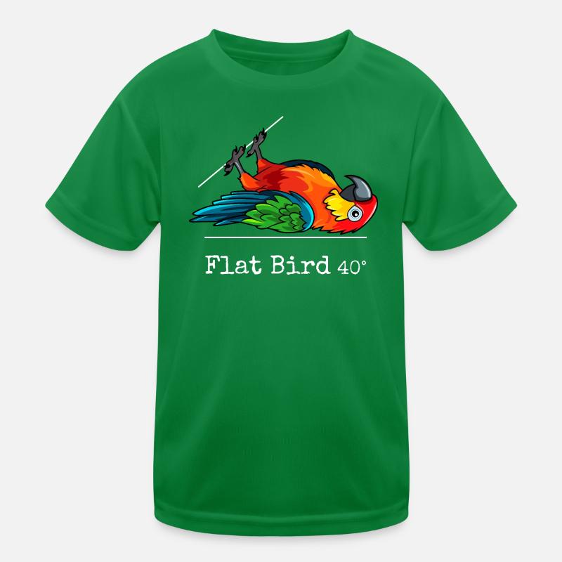Flat Bird à 40 degrés T-shirt sport Enfant