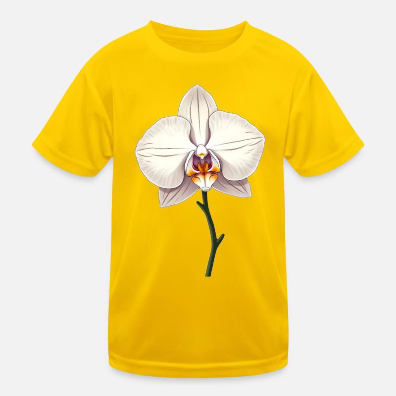 Orchidée blanche T-shirt sport Enfant