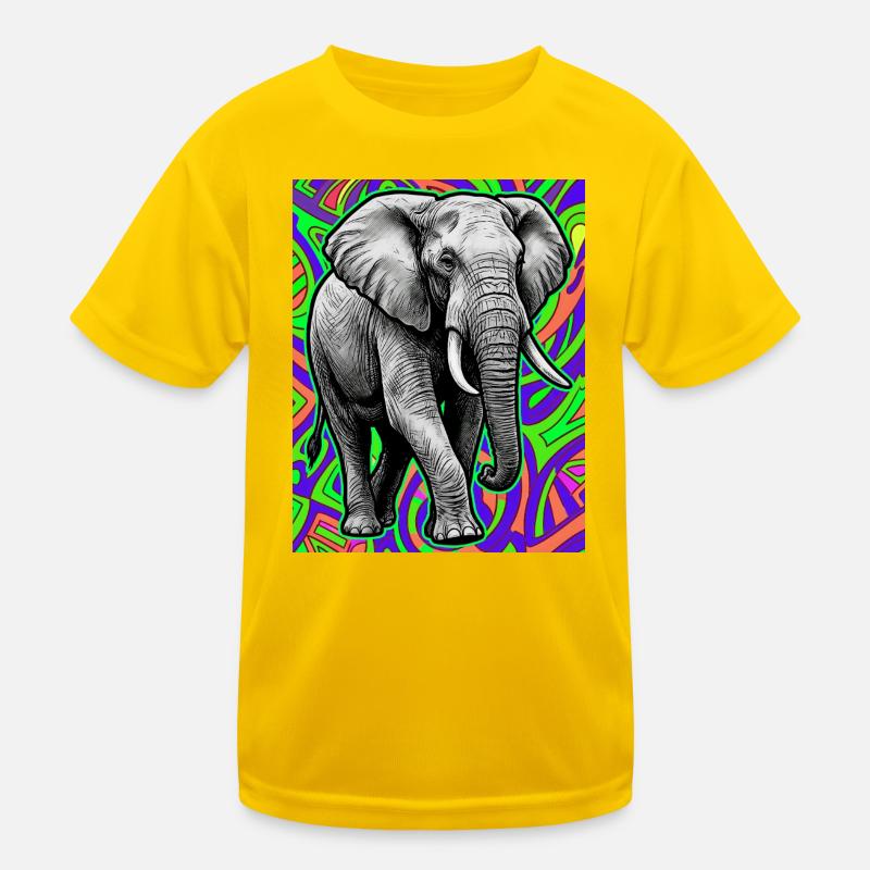 éléphant T-shirt sport Enfant