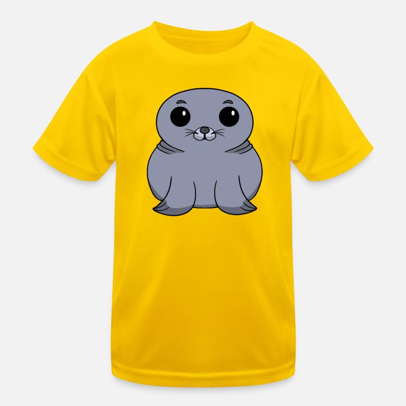 Chibi Seals Kids Functional T-Shirt