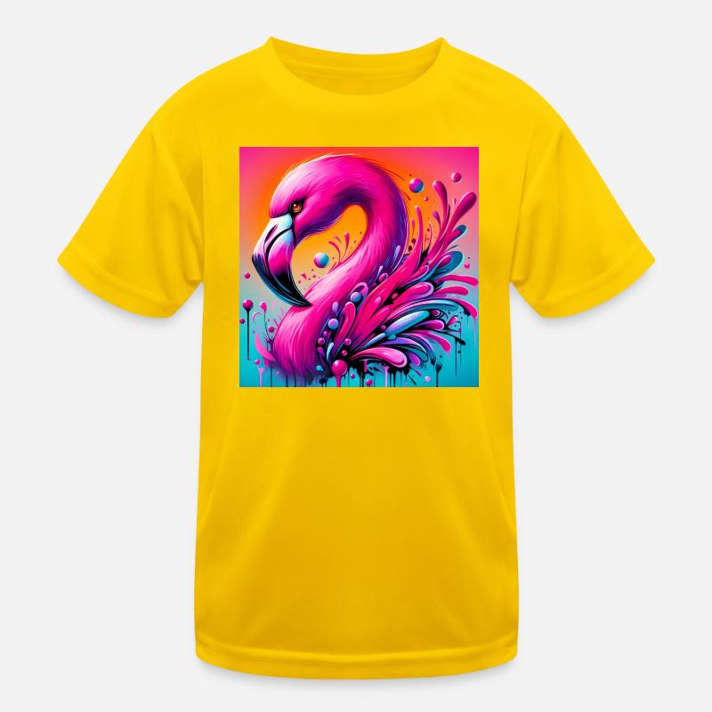 Flamingo Kinder Funktions-T-Shirt