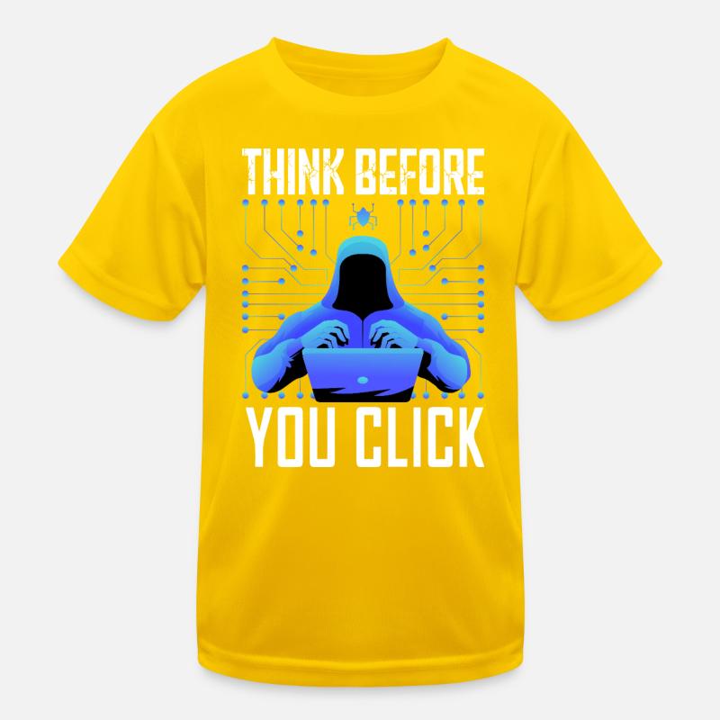 Hacker-Hacker-Hacker-Programmierer Linux Cybersicherheitsdaten Kinder Funktions-T-Shirt