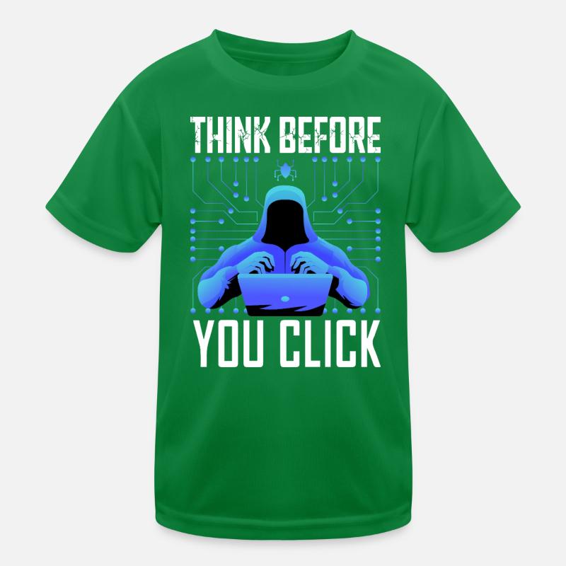 Hacker-Hacker-Hacker-Programmierer Linux Cybersicherheitsdaten Kinder Funktions-T-Shirt