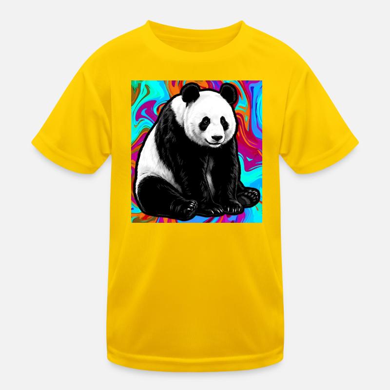 Panda Kinder Funktions-T-Shirt