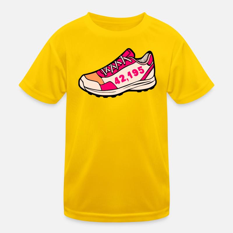 Marathon Laufschuhe Laufen Kinder Funktions-T-Shirt