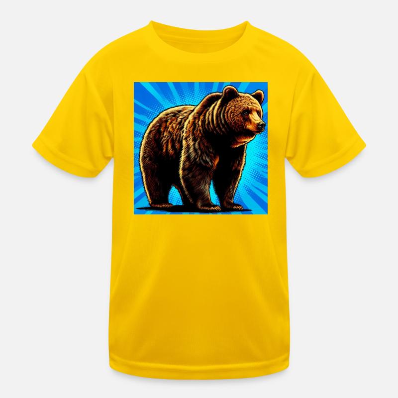 Bär Kinder Funktions-T-Shirt