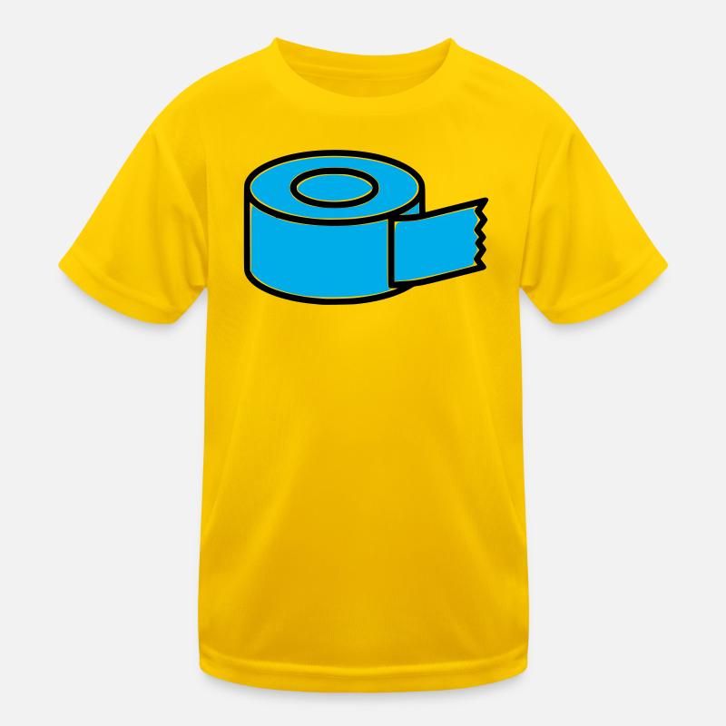 Klebeband Tape Rolle Comic Kinder Funktions-T-Shirt