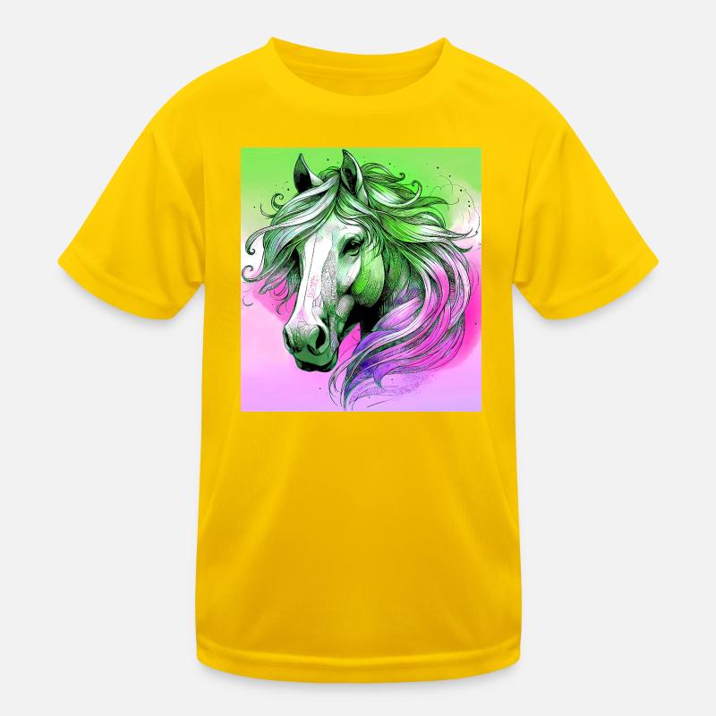 cheval T-shirt sport Enfant
