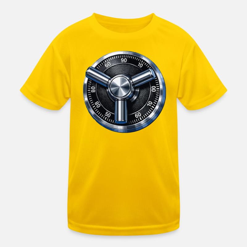 Conception de cadran sécurisé de sécurité T-shirt sport Enfant