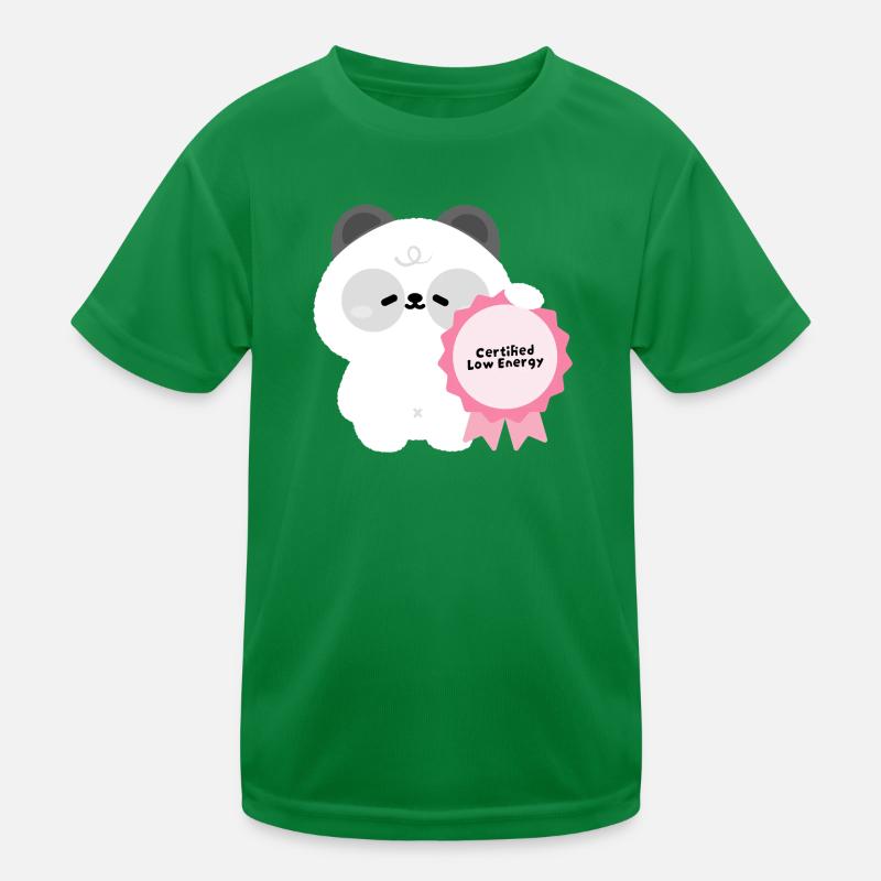 Zertifizierter Low Energy Panda Kinder Funktions-T-Shirt