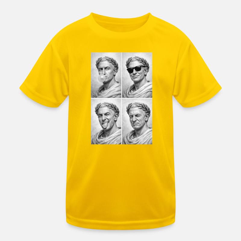 Caesar Collage Kinder Funktions-T-Shirt