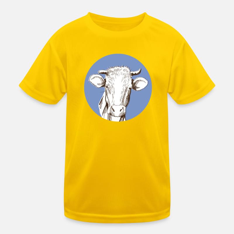 Kuh Kinder Funktions-T-Shirt