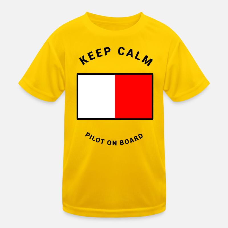 Flag H - pilot on board pilot ship Kids Functional T-Shirt