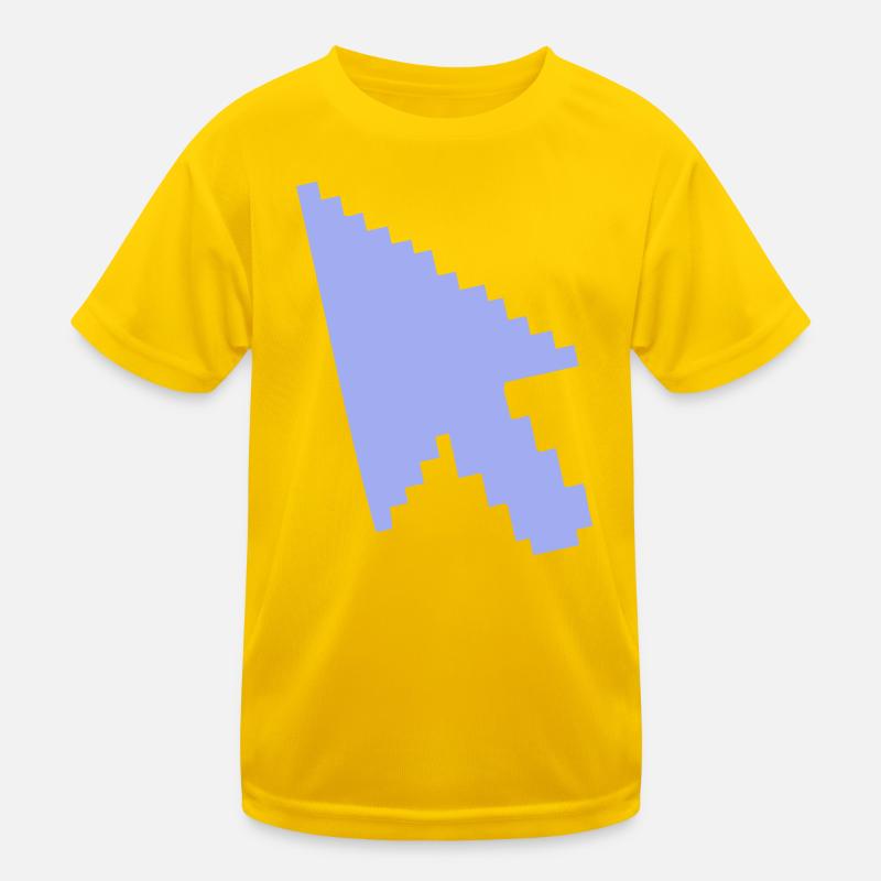 Pointer Mouse Silhouette Kids Functional T-Shirt